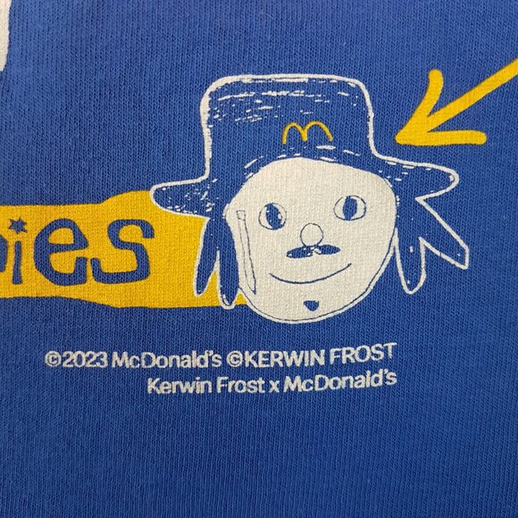 2023 McDONALDS McNugget Buddies Tee Shirt Large US L Blue Unisex Men Women Kids - Picture 12 of 16